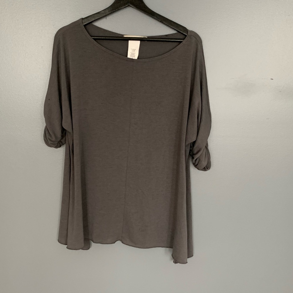 Ensemble Rouched Blouse Grey Size M
